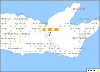 map of La Laguna