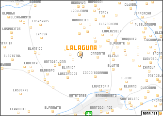 map of La Laguna