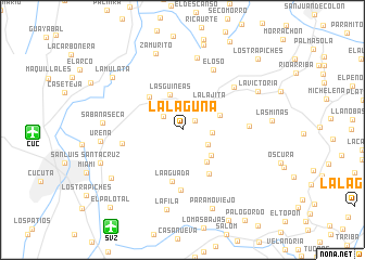 map of La Laguna