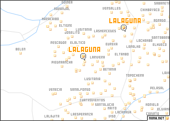 map of La Laguna