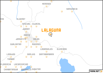 map of La Laguna