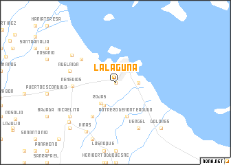 map of La Laguna