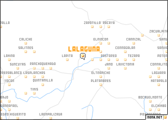 map of La Laguna