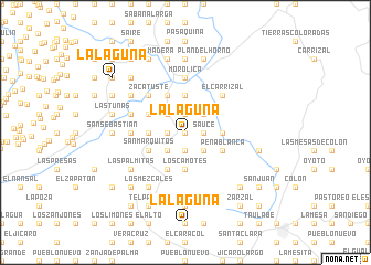 map of La Laguna