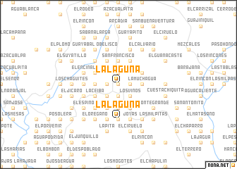 map of La Laguna