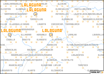 map of La Laguna