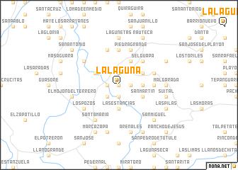 map of La Laguna