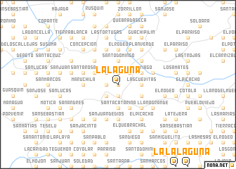 map of La Laguna