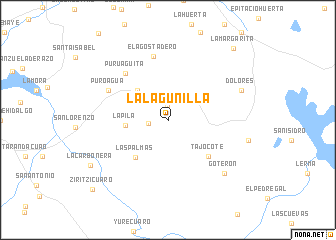 map of La Lagunilla
