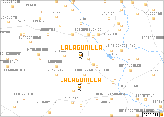 map of La Lagunilla