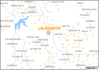 map of La Lagunita