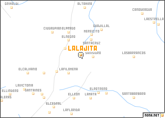 map of La Lajita