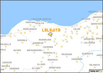 map of La Lajita