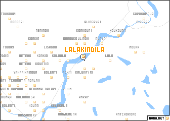 map of Lalakindila