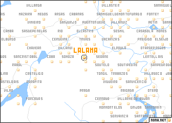 map of La Lama