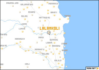 map of Lalamkoli