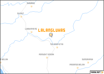 map of Lalangluwas