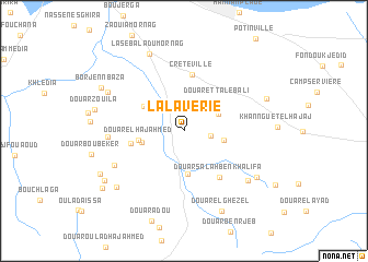 map of La Laverie