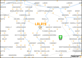 map of La Laye