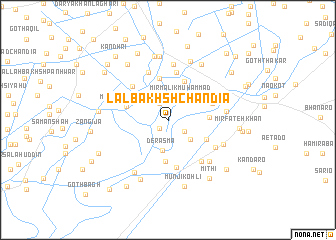 map of Lāl Bakhsh Chāndia