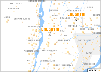 map of Lāl Dātri