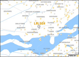 map of Lāl Deh