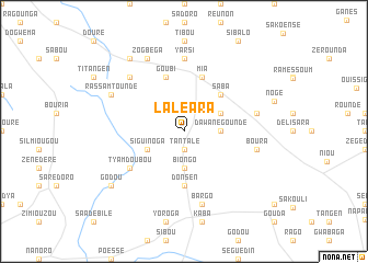 map of Laléara