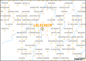 map of La Lechuza