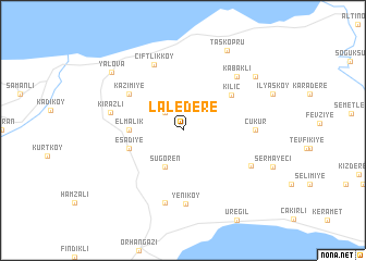 map of Lâledere