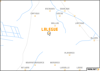 map of La Légue