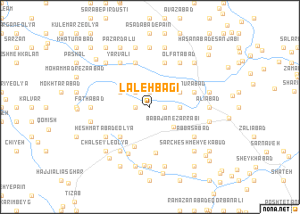 map of Laleh Bagī