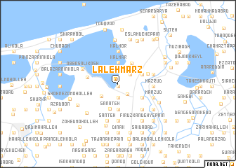 map of Laleh Marz