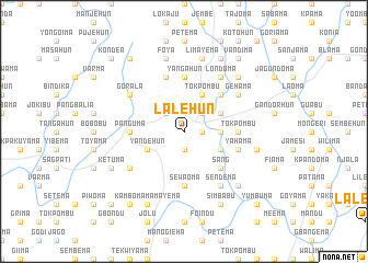 map of Lalehun