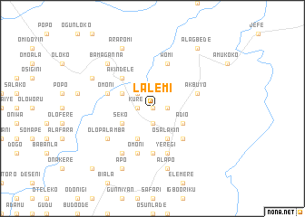 map of Lalemi