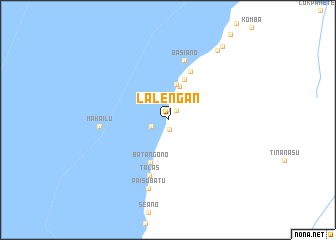 map of Lalengan
