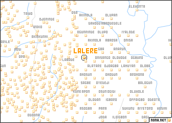 map of Lalere