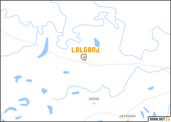 map of Lālganj