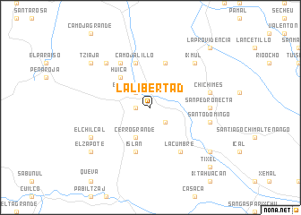 map of La Libertad