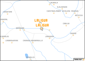 map of La Ligua