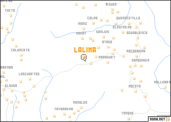 map of La Lima