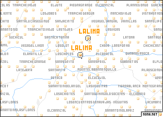 map of La Lima