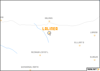 map of La Línea