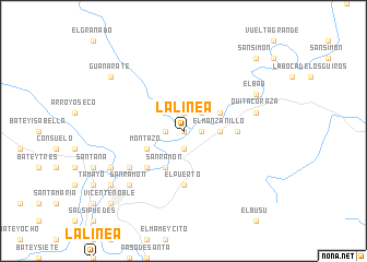 map of La Línea