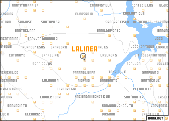 map of La Línea