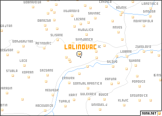 map of Lalinovac