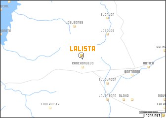 map of La Lista