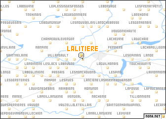 map of La Litière