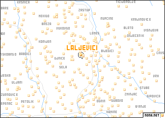 map of (( Laljevići ))