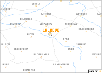 map of Lalkovo