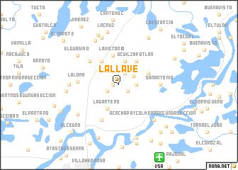 map of La Llave